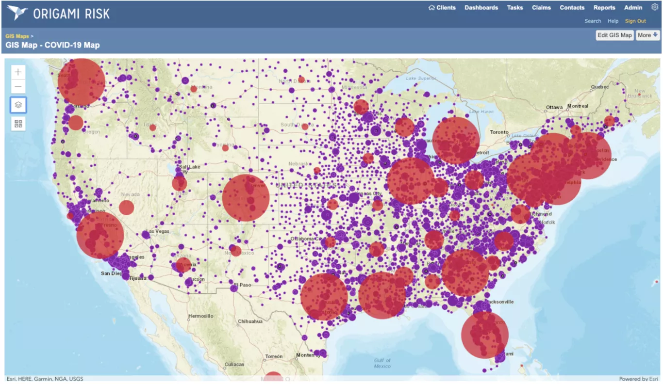 Covid Map Visualizations