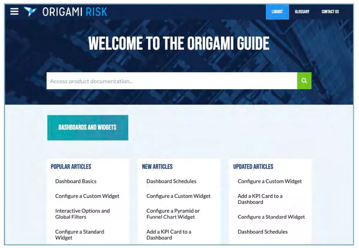Home page of Origami Guide