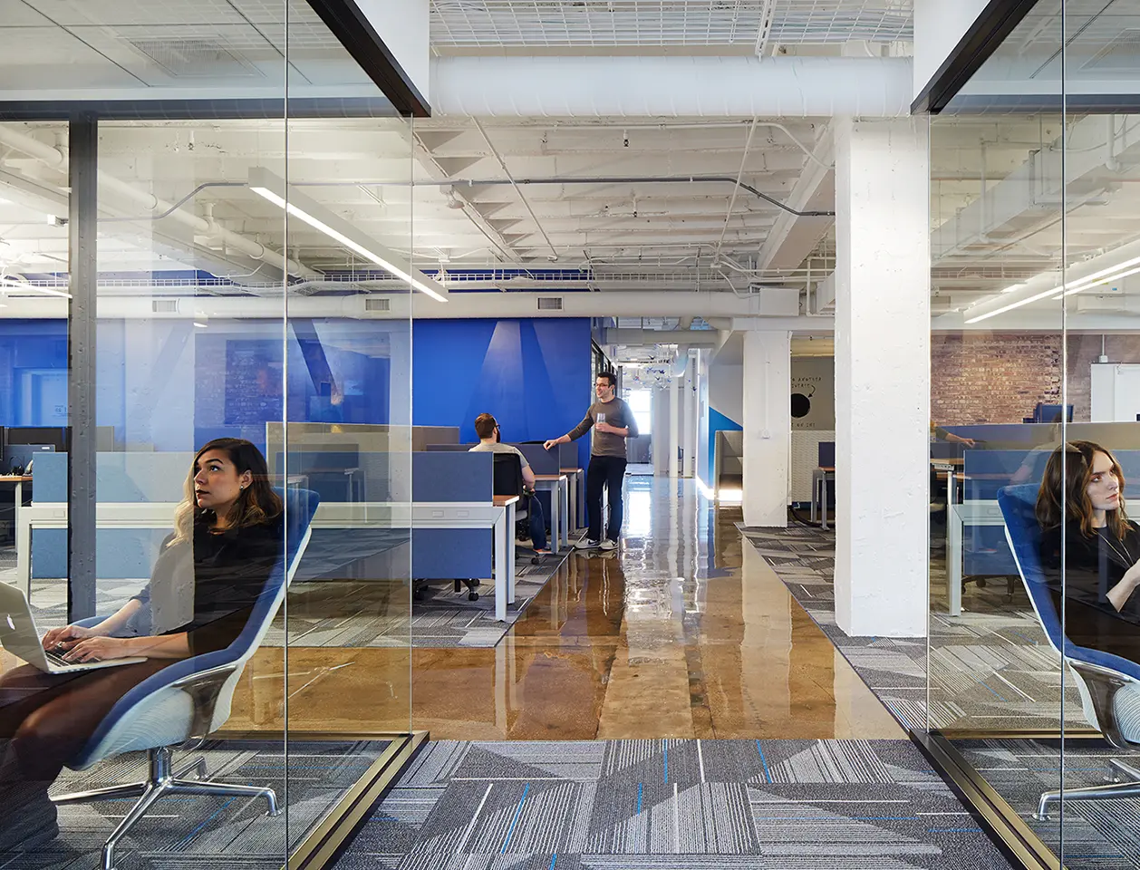 Inside the Origami Risk office space.