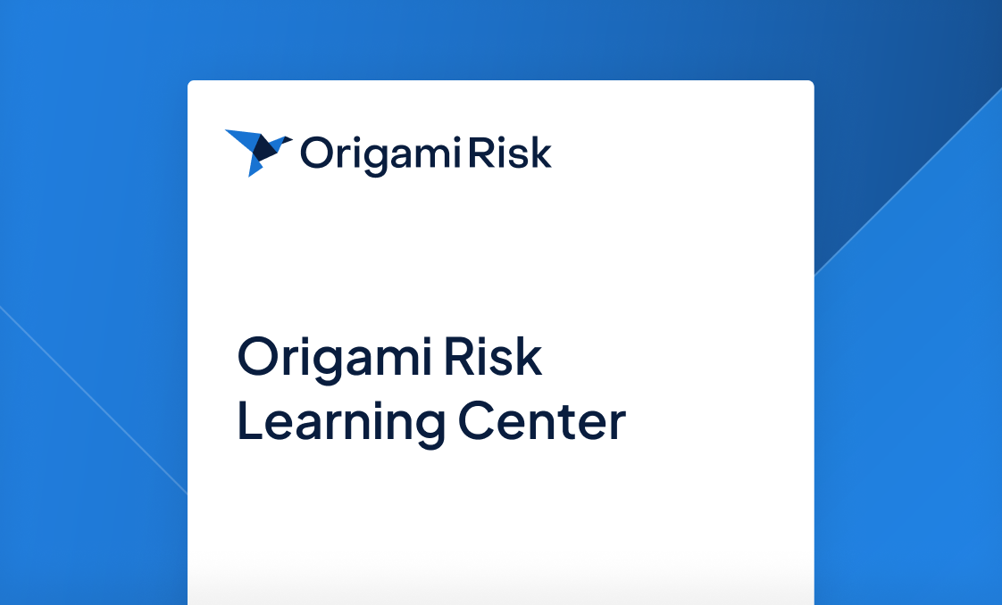 Origami Risk Learning Center