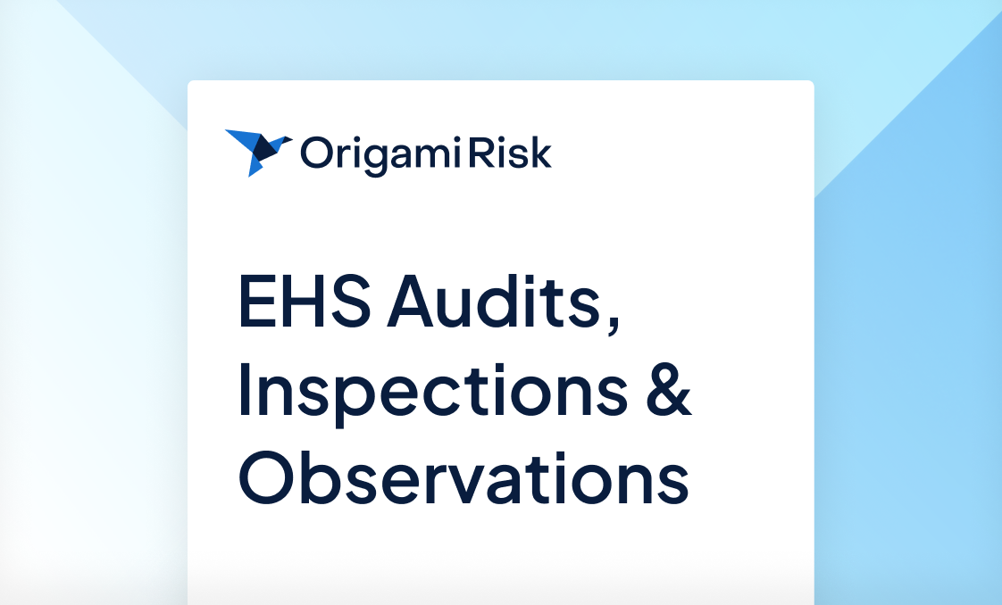 EHS Audits, Inspections &amp; Observations Solution Sheet