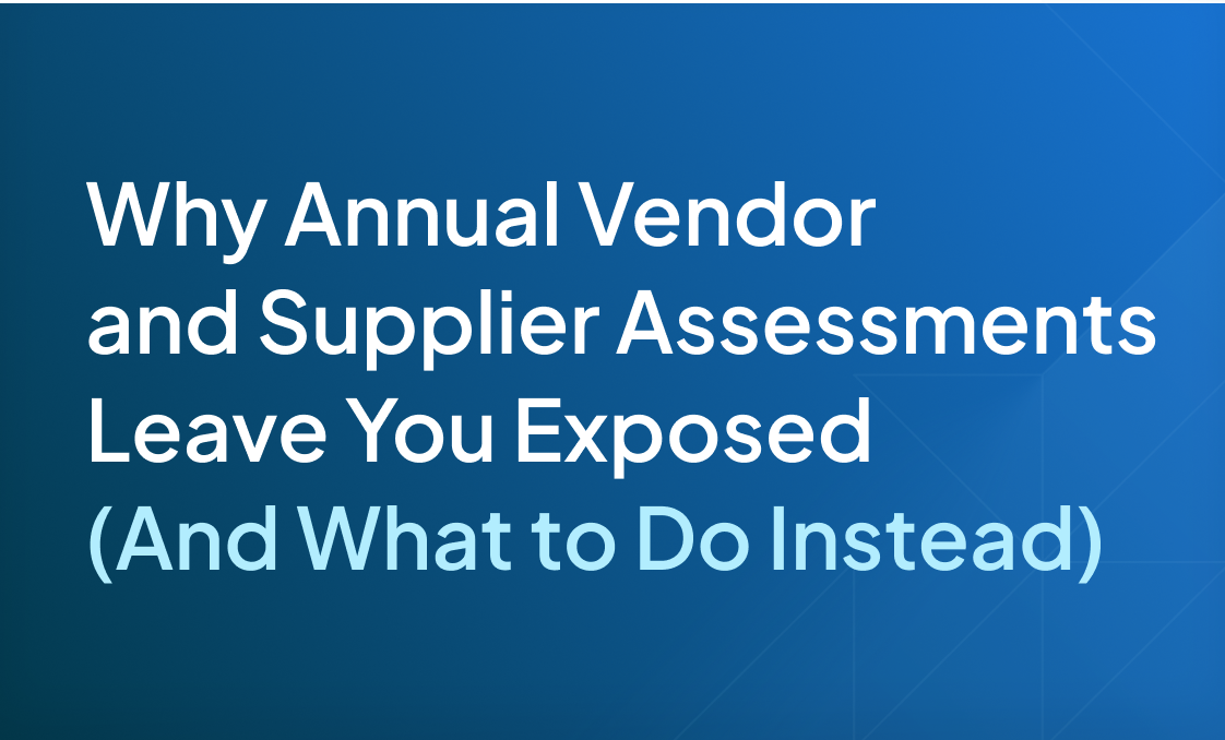 Insight_Blog_Why Annual Vendor and Supplier